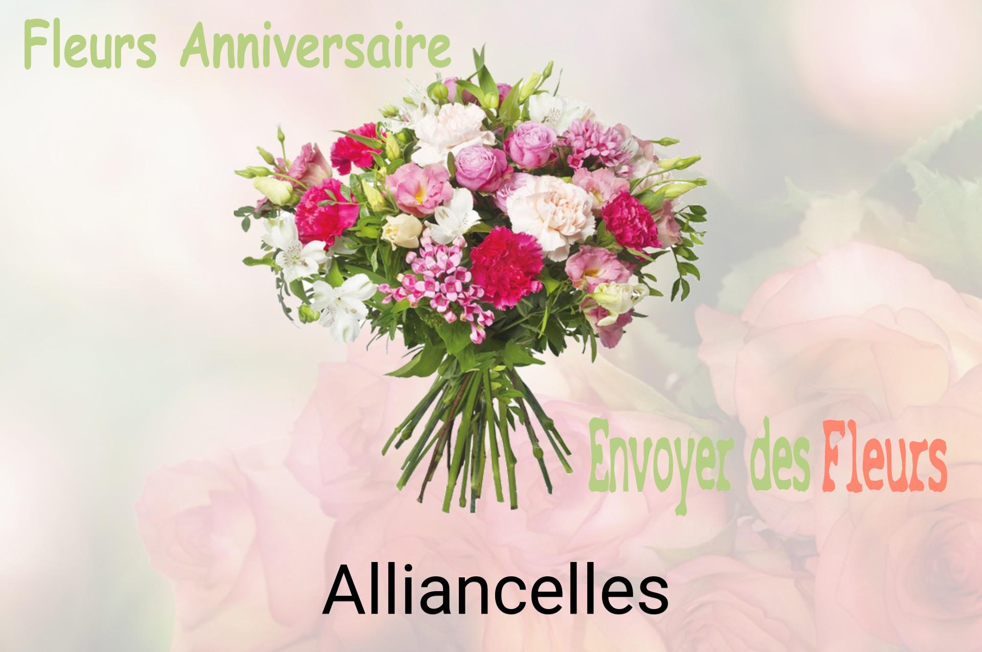 Bouquet de fleurs d’anniversaire livré à Alliancelles