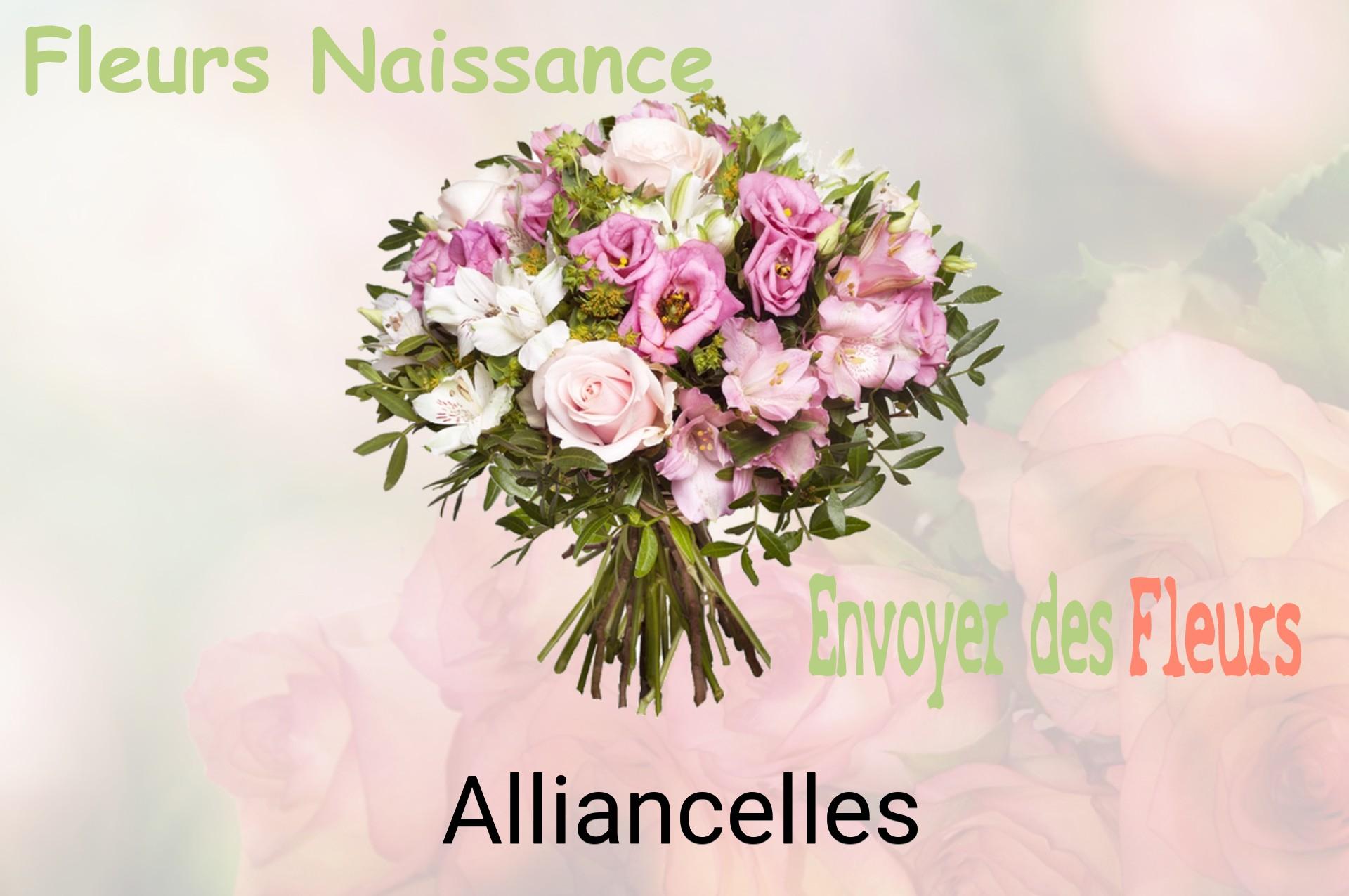 Bouquet de fleurs de naissance livré à Alliancelles
